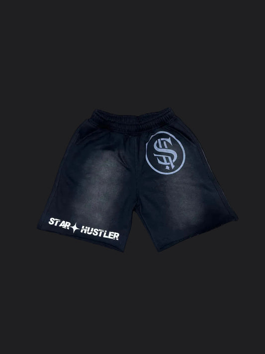 Black Star Hustler Vintage Shorts